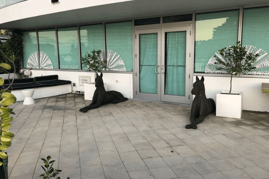 Miami beach, bay side